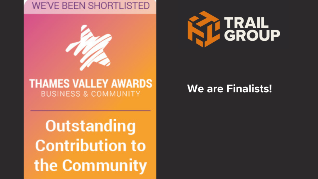 Trail Group has been shortlisted for its outstanding contribution to the community at the Thames Valley Business and Community Awards